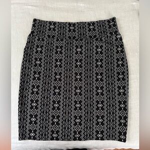LulaRoe Cassie skirt, Aztec print 3XL